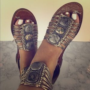 Sam Edelman Gladiator Studded Sandals Size 7